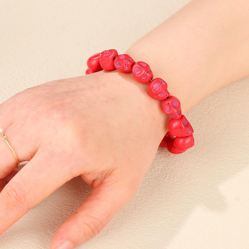 Đầu Lâu KAREN|Vòng Tay Halloween NhiềU MàU Cho CặP Đôi