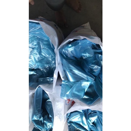 Túi xốp bóng mỡ màu loại thường, hàng chợ hay dùng