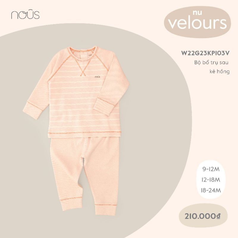 Bộ dài tay thu đông size từ 9-12m đến 2-3y