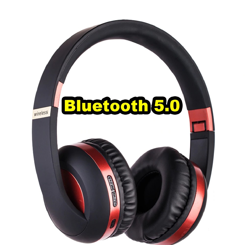 (SIÊU GIẢM GIÁ) Tai nghe Bluetooth chụp tai EK-Mh4 BT 5.0 - Hỗ trợ thẻ nhớ - Hệ thống âm bass khỏe có thể gập lại - p