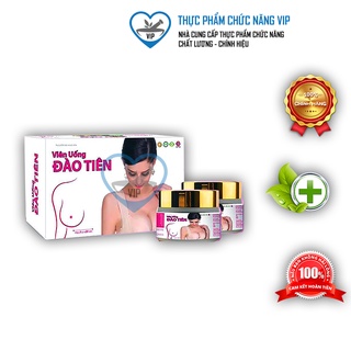 Viên uống nở ngực Đào Tiên giúp tăng cường nội tiết tố điều hòa kinh nguyệt làm tăng kích thước và săn chắc vòng ngực 1