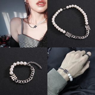  Vòng cổ phối ngọc trai nhân tạo thời trang Hàn Quốc cho nam nữ