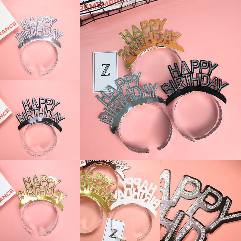 Vòng cài tóc bằng giấy trang trí tiệc sinh nhật cho bé và người lớn