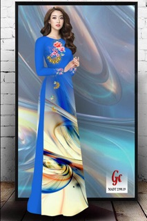 Áo lụa cao cấp in 3d