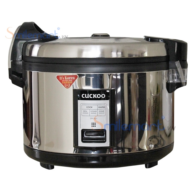 [Mã ELHADEV giảm 4% đơn 300K] Nồi cơm điện Cuckoo CR- 3521 6.3L (Xám bạc) - Hàng Nhập Khẩu