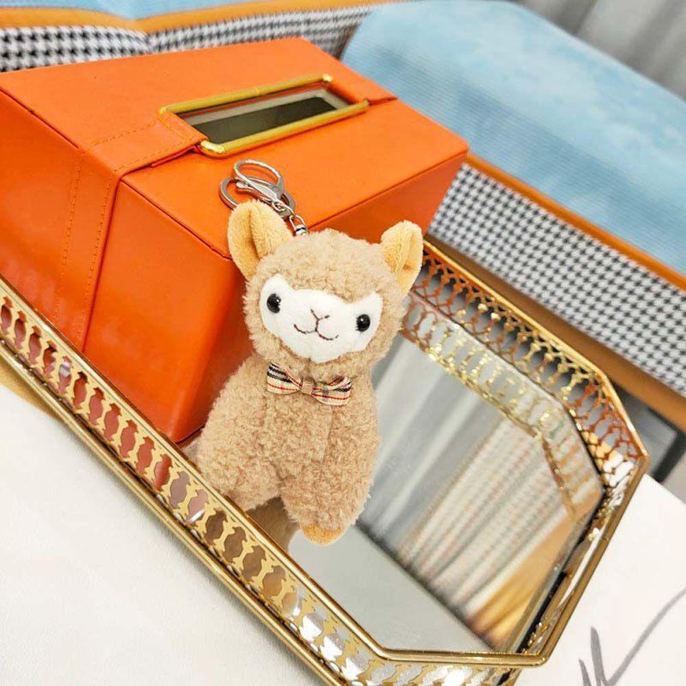 PRESTON Móc Khóa Hình Lạc Đà Alpaca Nhồi Bông Dễ Thương