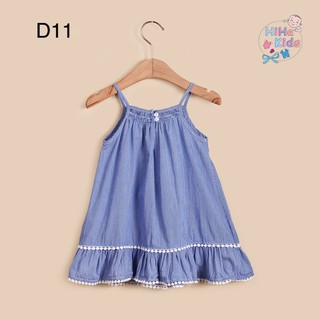 Đầm hai dây bé gái D11