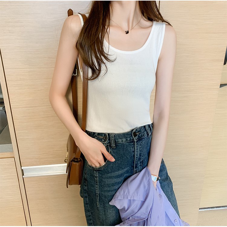 [Kèm Video SP] Áo Ba Lỗ Nữ Thun Tăm Cao Cấp Trơn Màu Basic Phong Cách Cá Tính Trẻ Trung Thời Trang Sugal TOP NU 020V2