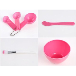 Bộ Dụng Cụ Trộn Mặt Nạ 4 món