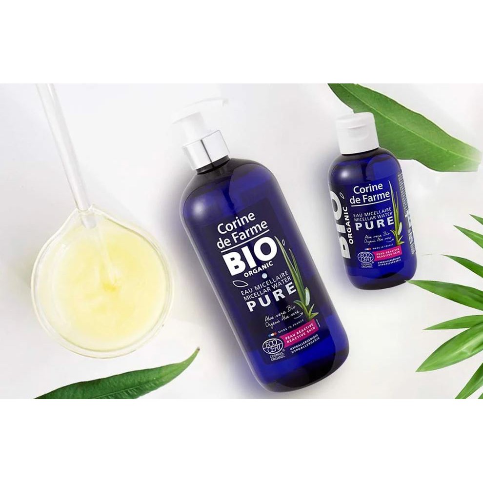 Nước Tẩy Trang Hữu Cơ Cho Da Nhạy Cảm Corine De Farme Bio Organic Micellaire Water Pure