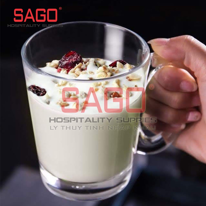 Ly Thủy Tinh Union Có Quai Nouveau Mug 305ml , Nhập Khẩu Thái Lan