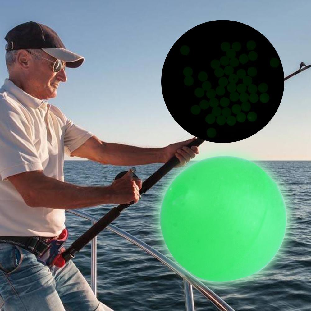 100 hạt phát sáng trong đêm 5mm giúp câu cá