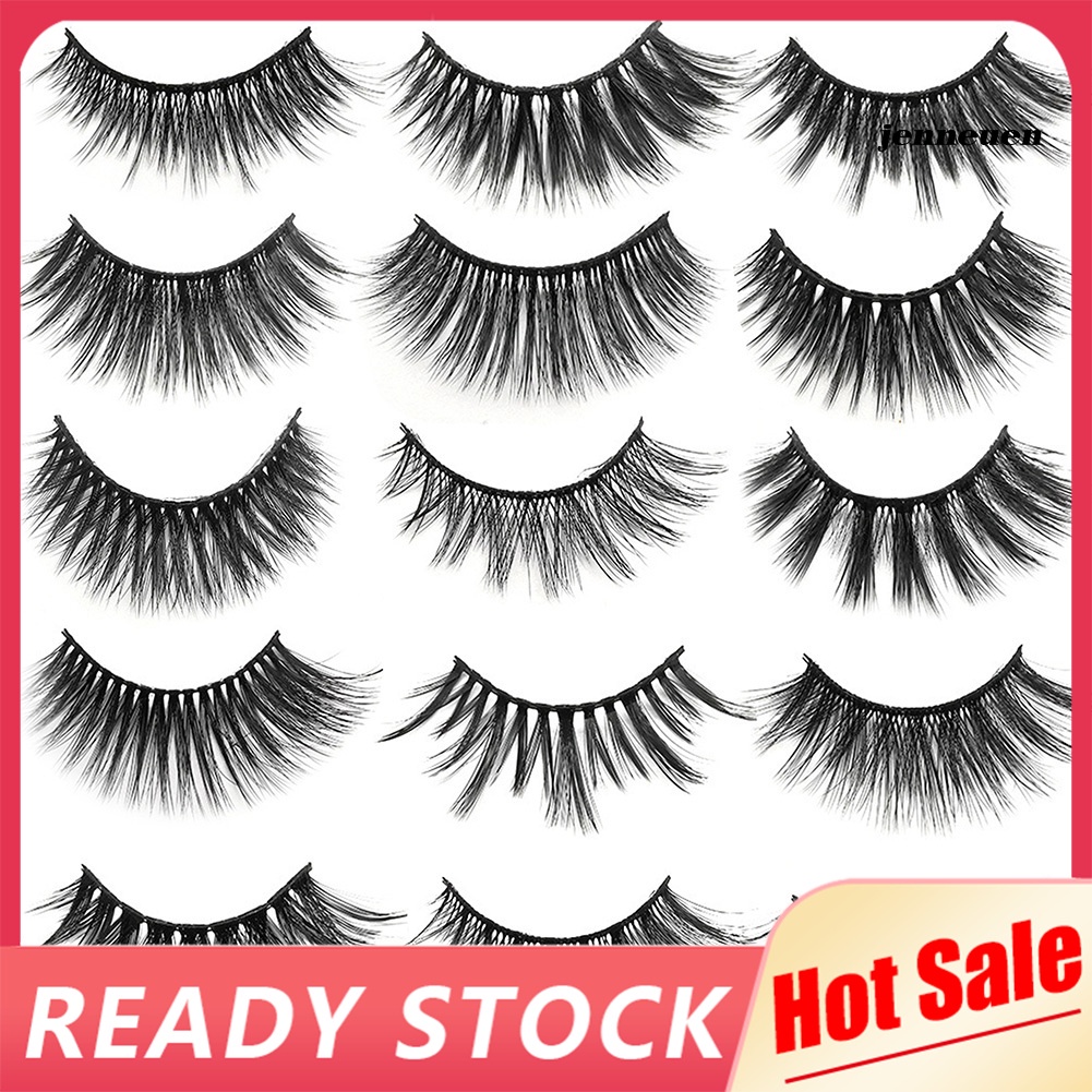 Set 14 Cặp Lông Mi Giả 3D Handmade Dành Cho Nữ