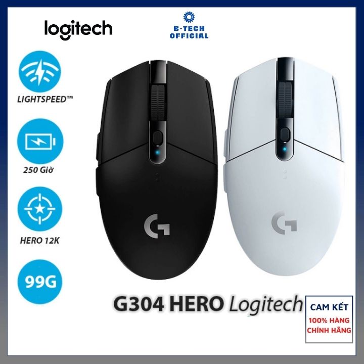 Chuột gaming không dây Logitech G304 Lightspeed - Bảo hành 24 tháng chính hãng