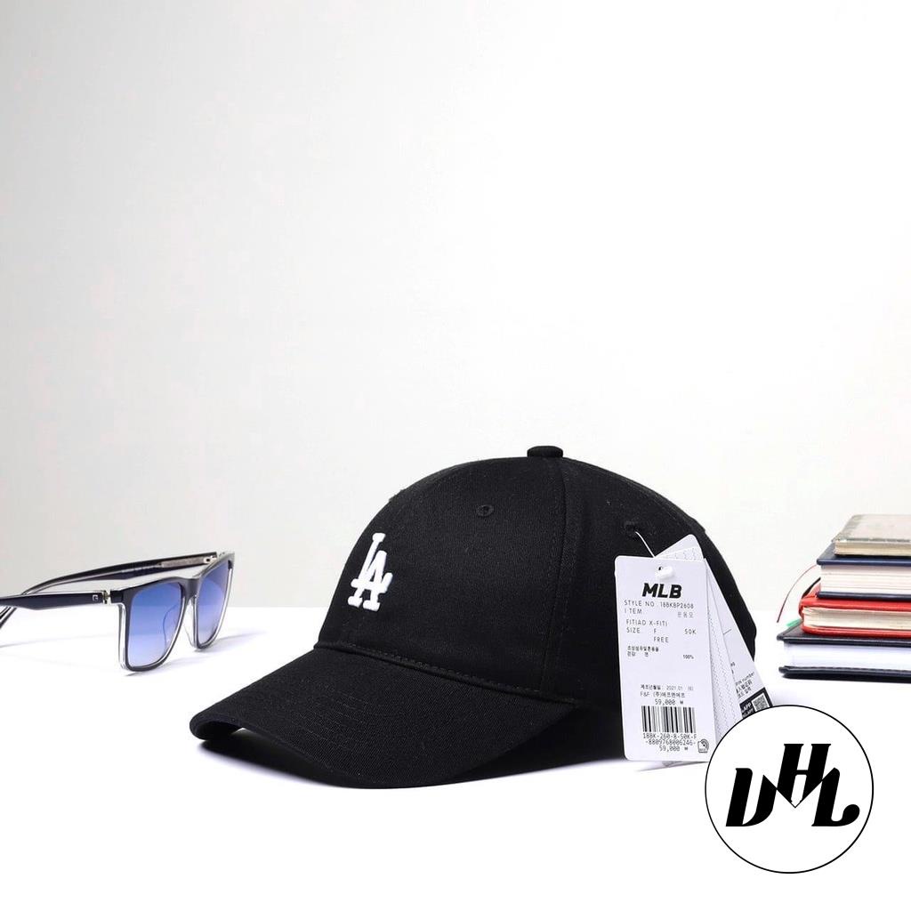 (Hàng VNXK) Nón kết, mũ lưỡi trai nam nữ LA MLB vải Kaki xịn chuẩn thời trang (Ảnh thật)
