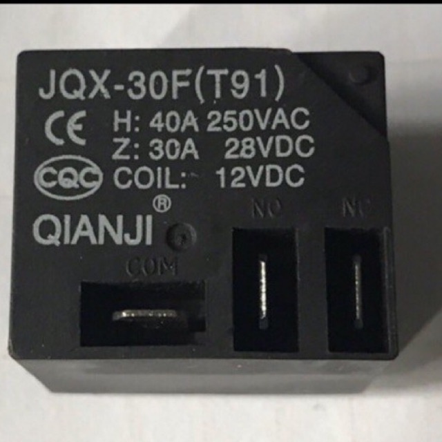 Rơ  le  12V -30A