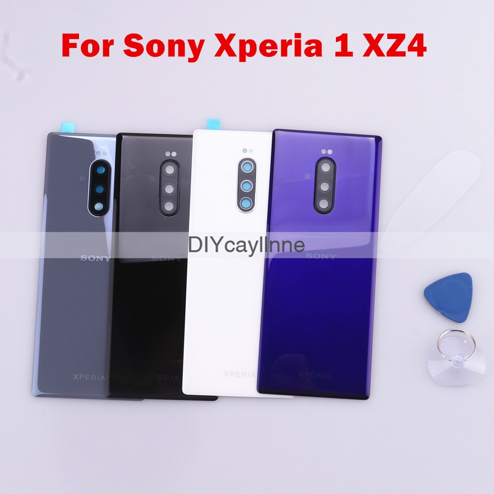 Dành Cho Sony Xperia Xperia 1 XZ4 J8110 J8170 J91110 Ốp Lưng Pin Nhà Ở Cửa Nắp Điện Thoại + Vỏ Kính 