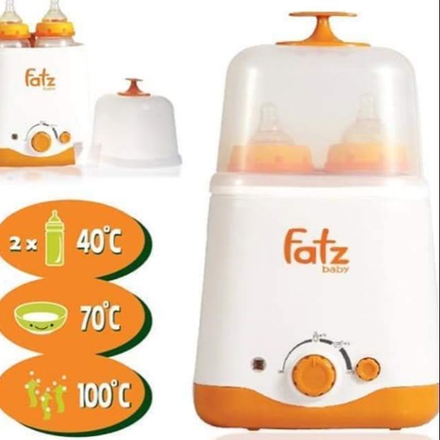 Máy hâm, tiệt trung bình sữa điện đôi Fazt Baby