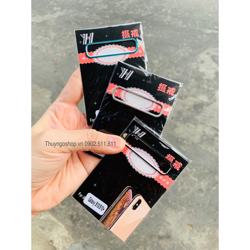 Dán chống trầy đặc biệt dành riêng cho camera + viền kim loại camera Samsung S10e/S10/S10plus/S10 5G