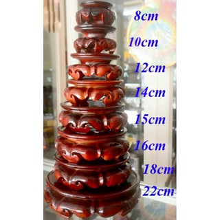 Đế gỗ tròn đặt tượng thờ cúng - Nhiều cỡ