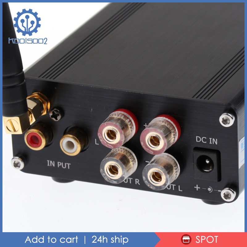 Mini Digital Bluetooth Stereo CLASS-D Power Amplifier w/ Treble Bass Control