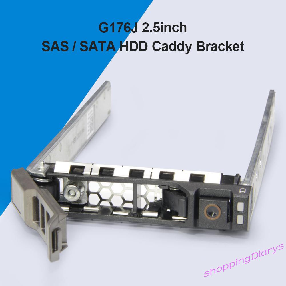 ✤Sh✤ 2.5 inch SAS/SATA HDD Tray Hard Disk Bracket for Dell R805 R900 R710 Server