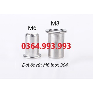 Gói Tán rút M3/ M4/ M5/ M6/ M8/ M10. Tán rút INOX 304/ Ecu rút INOX304/ Ốc tán rút INOX 304