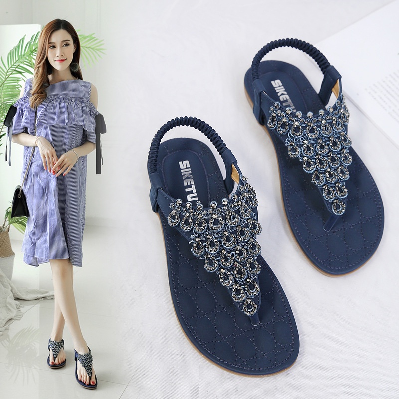 Giày Sandal Đế Bằng Thời Trang Dành Cho Nữ