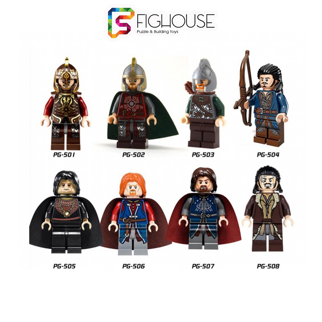 Xếp Hình Minifigures Các Nhân Vật Trong Phim Chúa Tể Những Chiếc Nhẫn - Đồ Chơi Lắp Ráp non-lego PG8031 [A13]