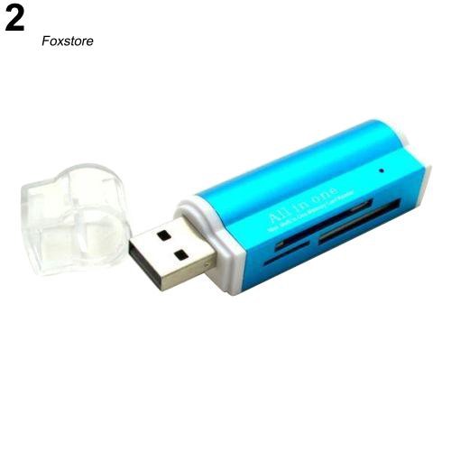 Đầu đọc thẻ nhớ SD TF MMC SDHC tốc độ cao kèm cổng Usb 2.0 đa dụng