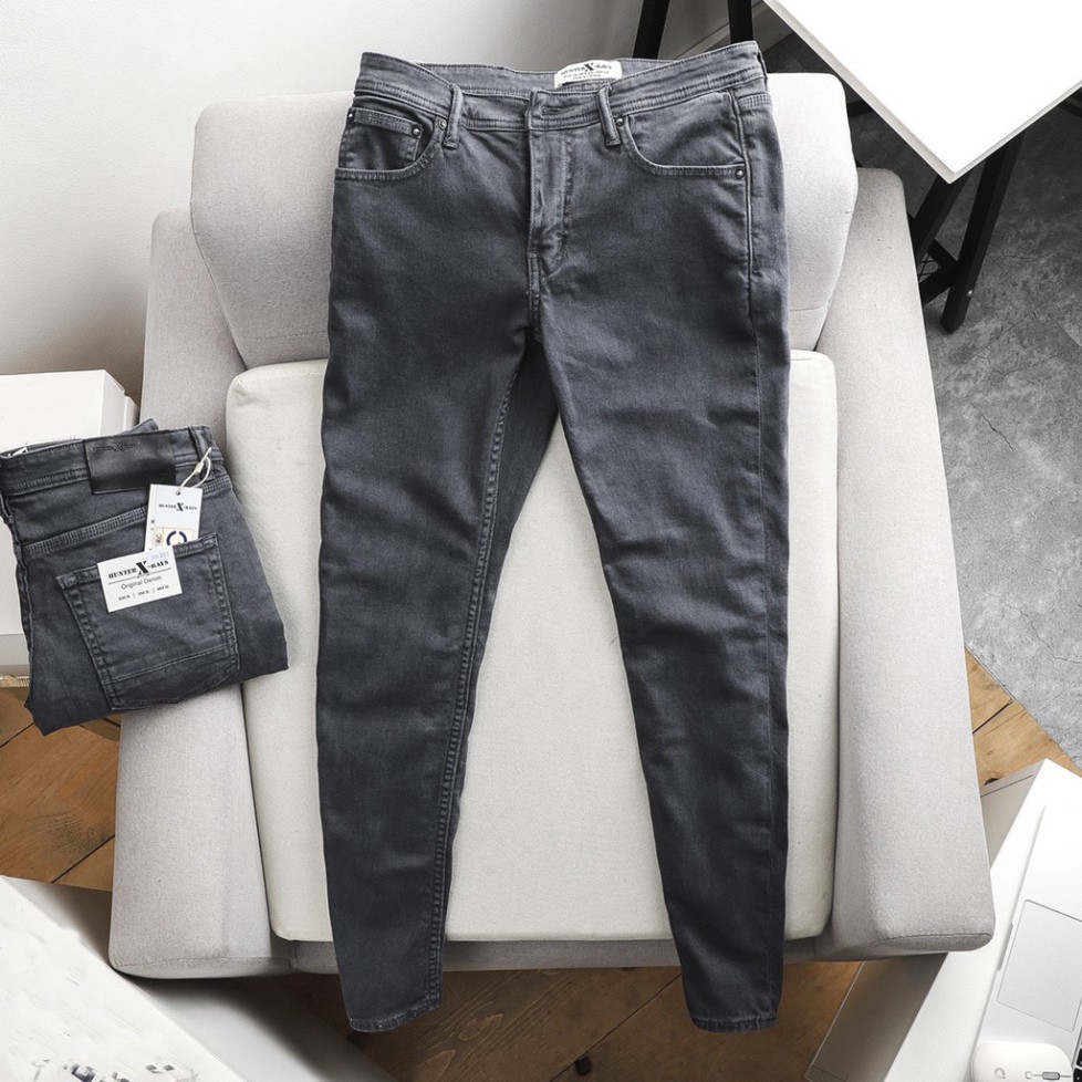 Mã Hot Quần Jean Dài Nam Xám Đậm, Jean Dài Nam Cao Cấp 171301