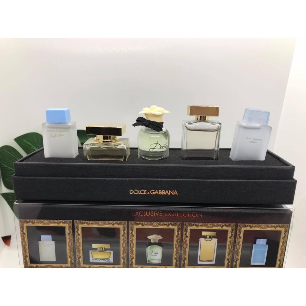 [GIFT SET] Set nước hoa Mini D&G Chính Hãng - DOLCE & GABBANA 5 chai for Women | BigBuy360 - bigbuy360.vn