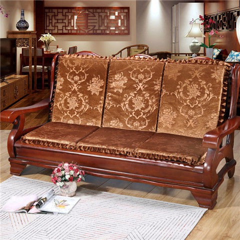 Thảm Lót Ghế Sofa Gỗ Dày Dặn Chống Trượt Có Thể Giặt Sạch Lưng Tiện Lợi