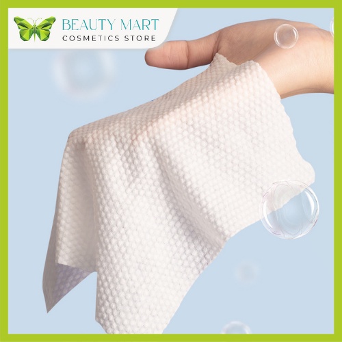 Khăn mặt dùng 1 lần dạng cuộn Holdhome - 50 miếng 150g chất liệu cotton co dãn