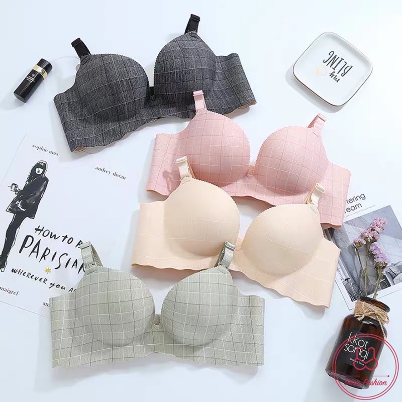 Áo Lót Su Nâng Ngực Muối Tiêu Đệm Dày 315