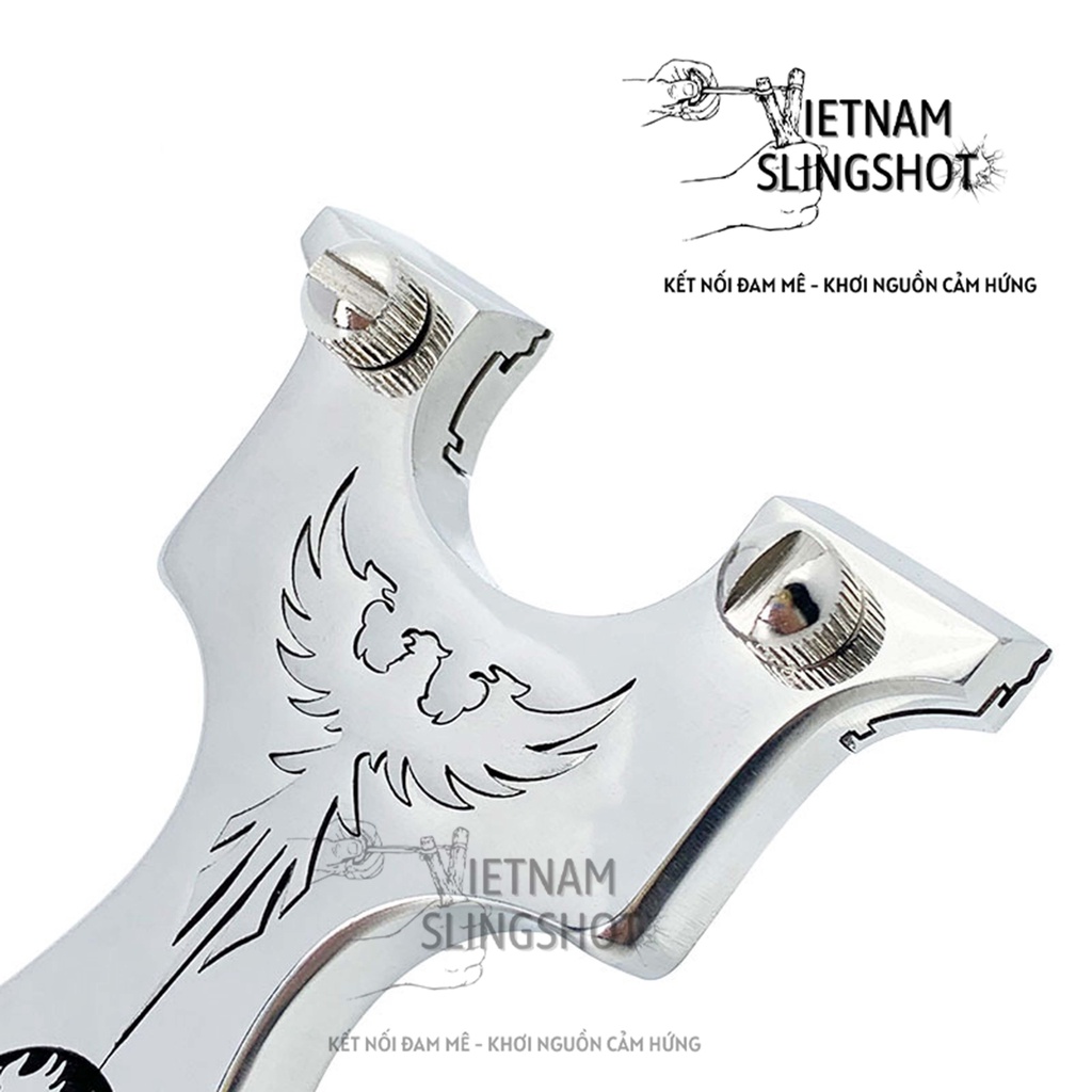 [LPV2] Ná Cao Su Long Phượng hàng loại 1 Làm Bằng Inox 304 - Đã Đánh Bóng Bo Cạnh Cầm Siêu Chắc Tay