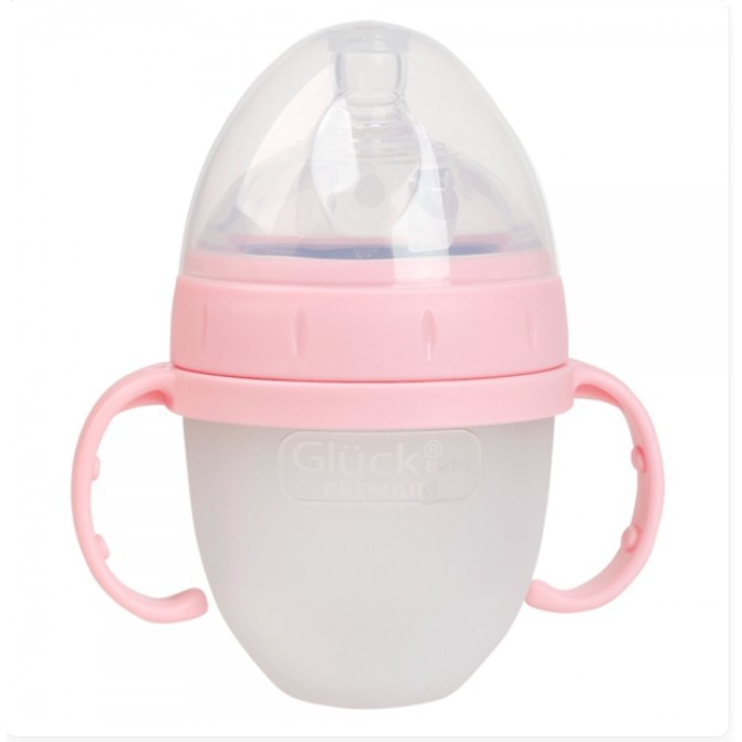 Bình sữa silicon Gluck Baby Premium cho bé từ sơ sinh (0 tháng tuổi)