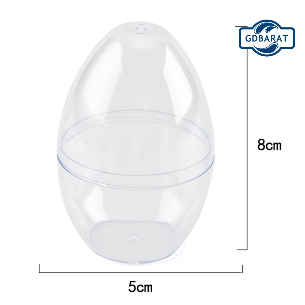 (Hàng Mới Về) Hộp Đựng Mút Trang Điểm Hình Quả Trứng Trong Suốt Tiện Dụng