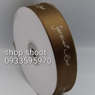 RUY BĂNG LỤA 3 PHÂN CHỮ forerver you