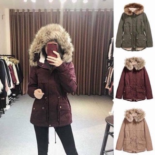 [Có sẵn] Parka HM trắng size M vợt sale auth