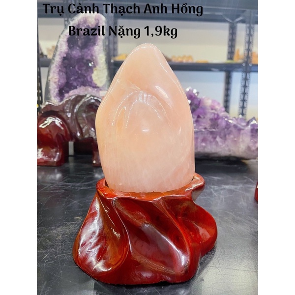 Trụ Đá Cảnh Hồng Phong Thuỷ - Đá Trang Trí