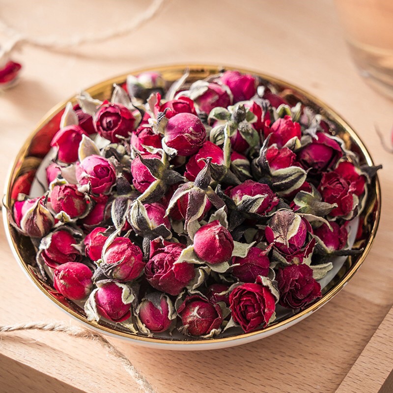 100g Trà nụ hoa hồng sấy khô đà lạt loại thượng hạng Thảo dược sạchVN