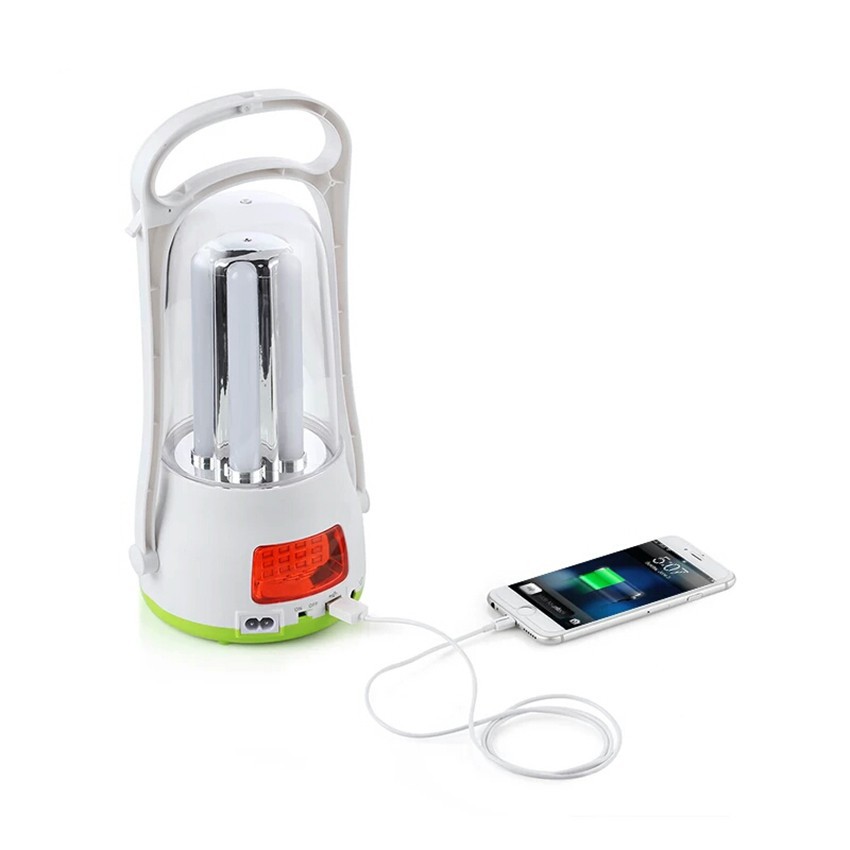 [ Siêu rẻ ] Đèn tích điện kiêm sạc pin dự phòng KM-7679