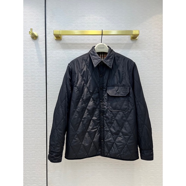 Áo khoác nam hai mặt thiết kế vintage thương hiệu Burberry BBR cao cấp