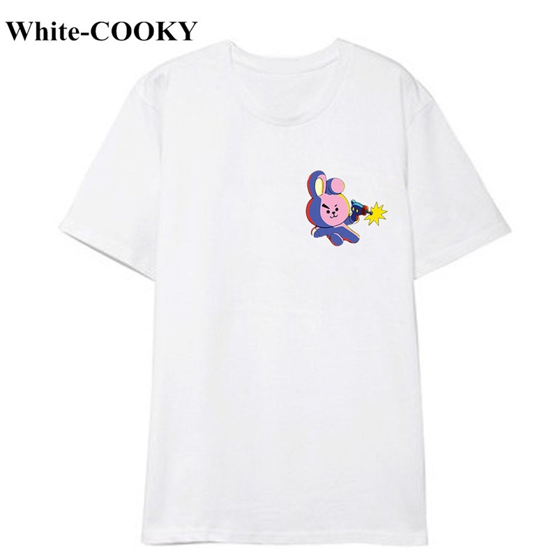 KPOP BT21 T- Shirt Korean version BTS Cartoon Leisure Shirt | BigBuy360 - bigbuy360.vn