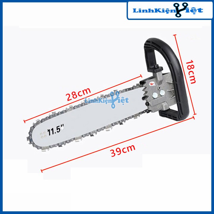 Bộ Lưỡi Cưa Xích Gắn Máy Cắt Mài Cầm Tay Chain Saw 11.5 Inch