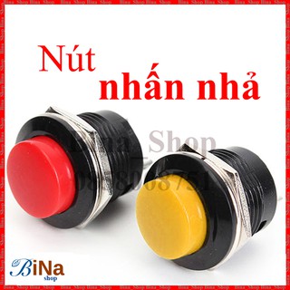 Công tắc nhấn nhả 16mm nút nhấn nhả ốc vặn kim loại