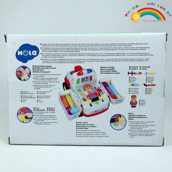 Đồ Chơi Ô Tô Bác Sĩ Huile Toys KD590 - Quà tặng sinh nhật | Trung thu | Giáng sinh