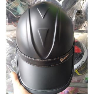 Mũ bảo hiểm thời trang Trí liễu có mũi tên dây da