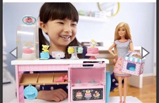 Bộ đồ chơi cửa hàng bánh ngọt Barbie (mykingdoom) - đồ chơi nặn đất sét làm bánh cake
